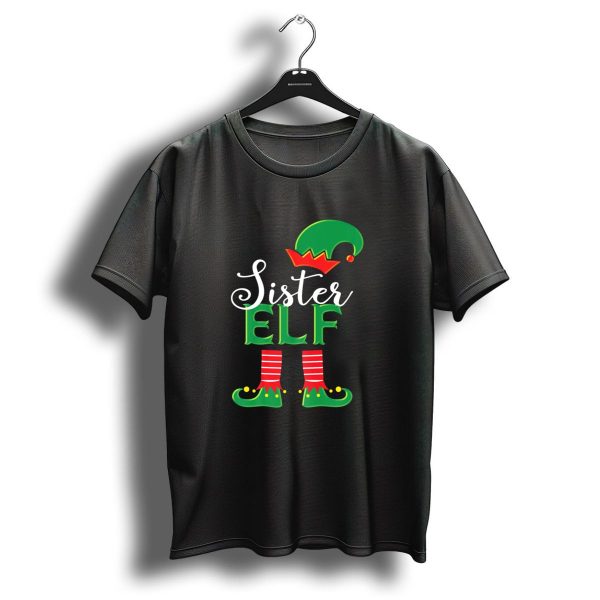 Sister Elf Christmas Family Matching T Shirt 1 t shirt 1