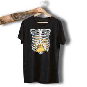 Skeleton Rib Cage Halloween Taco Ribcage T-Shirt