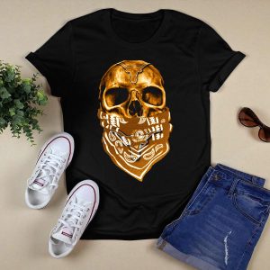 Skull Bandana Texas Longhorns T-Shirt