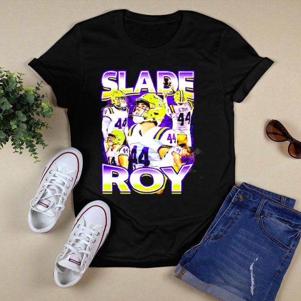 Slade Roy Number 44 LSU Tigers Football Promotion T Shirt Black 1