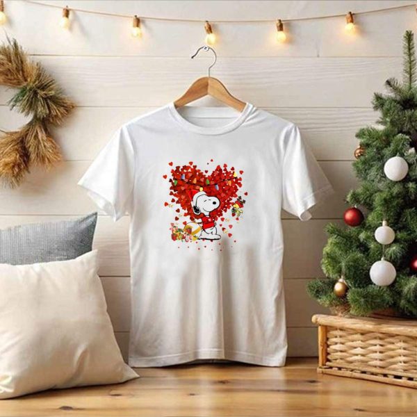 Snoopy Christmas Love Netball Heart T Shirt 1 t shirt 1 Pittsburgh Steelers Unicorn Merry Christmas Knitted Ugly Sweater 1