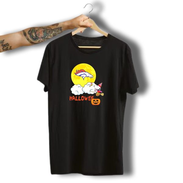 Snoopy Denver Broncos Nfl Halloween 2024 Moon Pumpkin Magic T Shirt t shirt 1