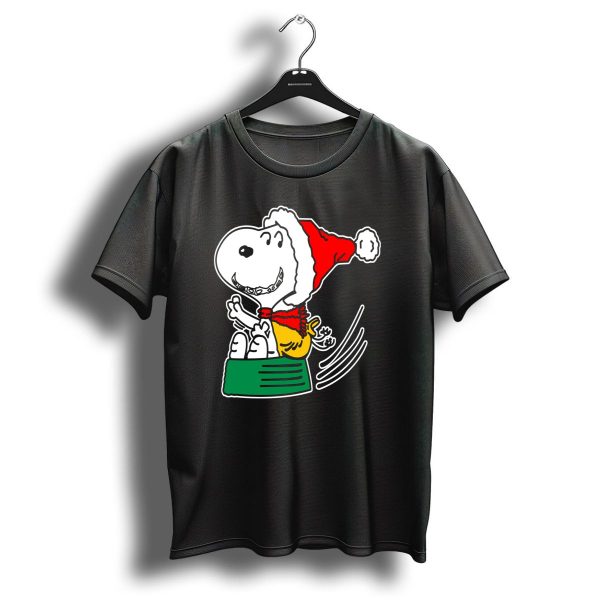 Snoopy Santa Christmas Cheer Peanuts Holiday T Shirt 1 t shirt 1