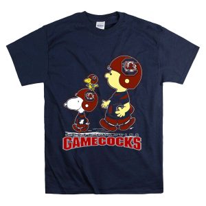 Snoopy Woodstock South Carolina Gamecocks Football Team T-Shirt