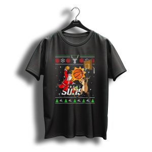 Snowtorious Santa Phoenix Suns Basketball Christmas T-Shirt
