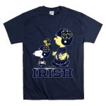 Snpfootball Notre Dame Fighting Irish Peanuts Characters Collaboration T-Shirt