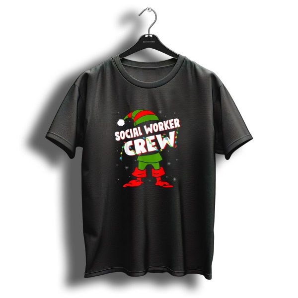 Social Worker Elf Crew Christmas T Shirt 1 t shirt 1