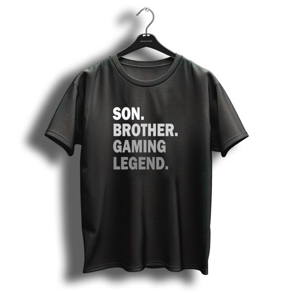 Son Brother Gaming Legend Funny Christmas Teen Boy Gamer Holiday T Shirt 1 t shirt 1