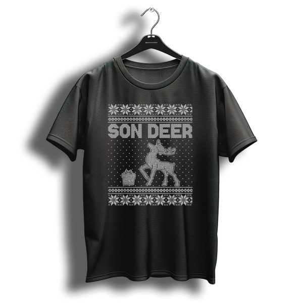 Son Deer Matching Family Christmas T Shirt 1 t shirt 1