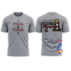 Gamecocks 2025 Birmingham Regional Champions All-Over Print T Shirt