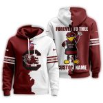 Personalized South Carolina Gamecocks 2025 Warrior Spirit All-Over Print Hoodie