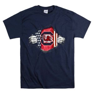 South Carolina Gamecocks American Flag Pride T-Shirt