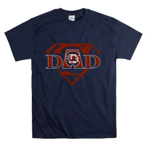 South Carolina Gamecocks Dad Superman T-Shirt