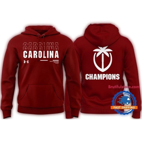 South Carolina Gamecocks Football 2024 The Palmetto Bowl Champions Hoodie 1