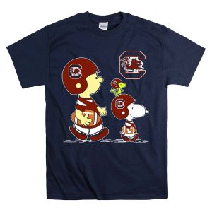 South Carolina Gamecocks Football Peanuts Characters T-Shirt