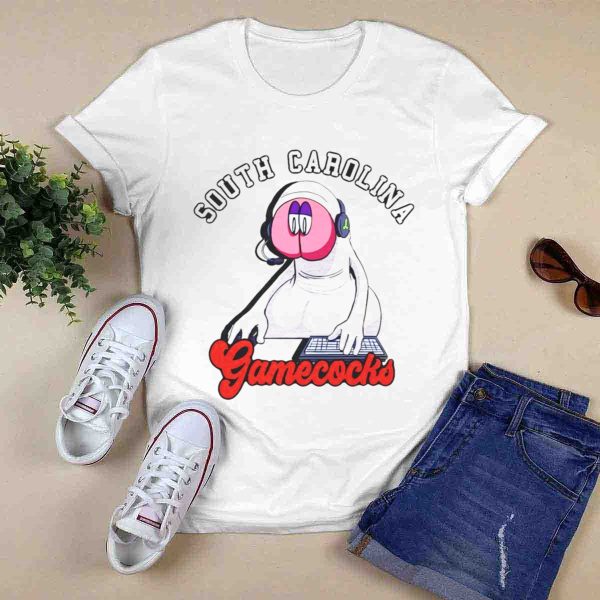 South Carolina Gamecocks Gaming Character T Shirt 1 0