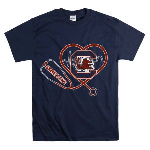 South Carolina Gamecocks Heartbeat Stethoscope T-Shirt