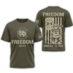 Gamecocks Freedom Under Armour All-Over Print T Shirt
