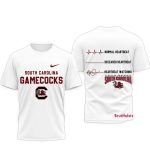 Gamecocks Heartbeat All-Over Print T Shirt