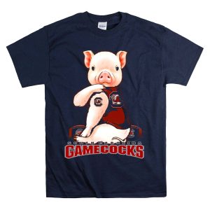 South Carolina Gamecocks Pig Football Fan T-Shirt