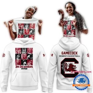 South Carolina Gamecocks Special 24 25 Seniors Womens Basketball All-Over Print Hoodie