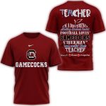 Gamecocks Teacher Pride All-Over Print T Shirt