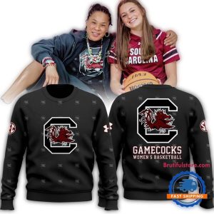 South Carolina Gamecocks Womens Basketball New All-Over Print Sweatshirt