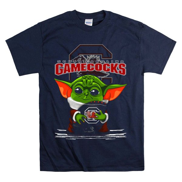 South Carolina Gamecocks Yoda Football Fan T Shirt 1 Navy