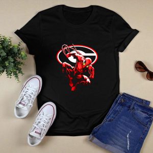 Spiderman Georgia Bulldogs T Shirt