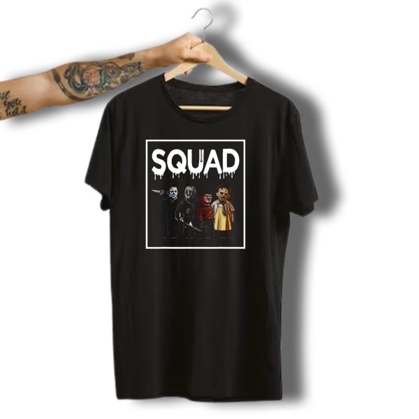 Squad Funny Halloween Costume Squad Horror T Shirt t shirt 1