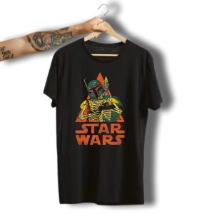 Star Wars Boba Fett Skeleton Halloween T-Shirt