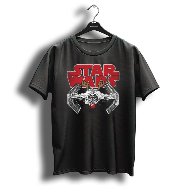 Star Wars Tie Fighter Reindeer Rudolf Christmas Nose T Shirt 1 t shirt 1