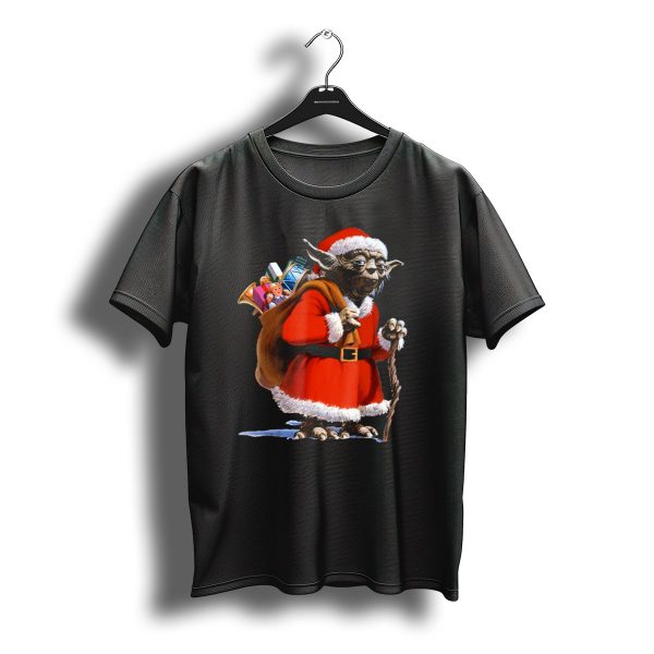 Star Wars Yoda Santa Claus Sack Of Presents Christmas Edition T Shirt t shirt 1