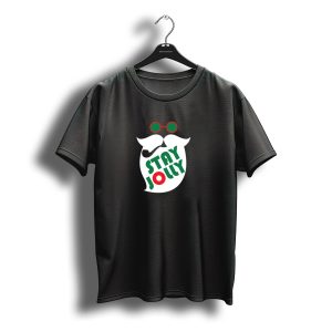 Stay Jolly Santa Beard And Glasses Christmas T-Shirt