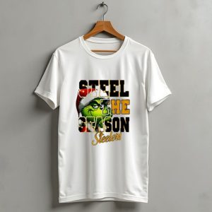 Steel The Season The Grinch Pittsburgh Steelers Merry Christmas T-Shirt