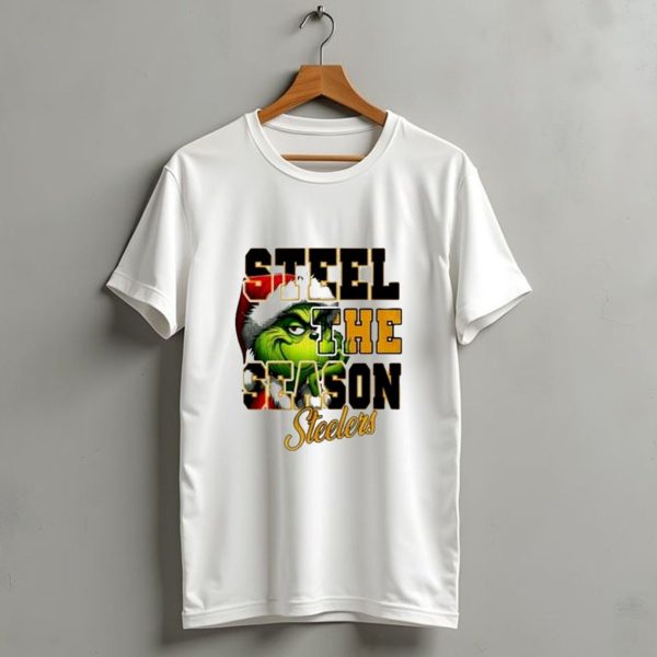 Steel The Season The Grinch Pittsburgh Steelers Merry Christmas T Shirt 1 t shirt 1