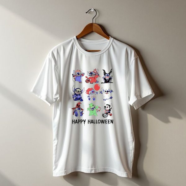 Stitch Happy Halloween Horror Costumes Collection T Shirt t shirt 1