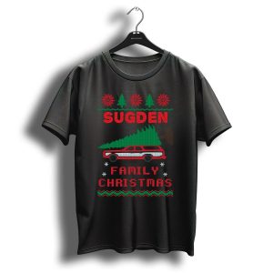 Sugden Family Christmas Tree Car Holiday T Shirt
