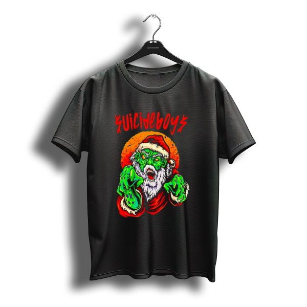 Suicideboys Zombie Santa Christmas Horror T Shirt t shirt 1