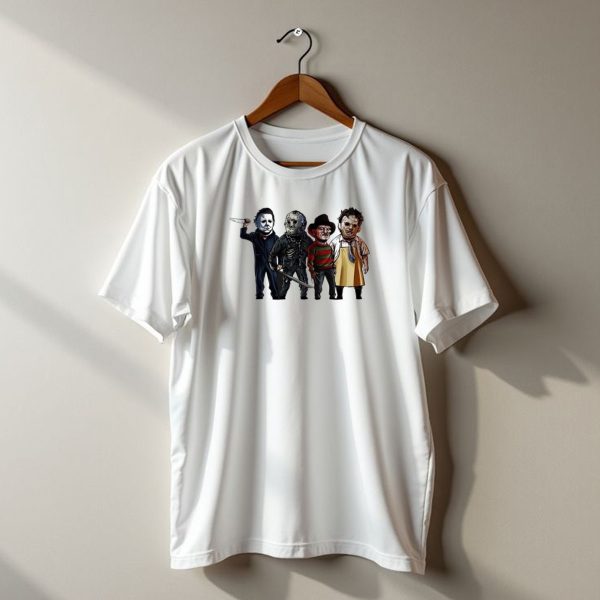 Summer Men Myerrs Michaell Halloween Horror Movie Characters Icons T Shirt t shirt 1