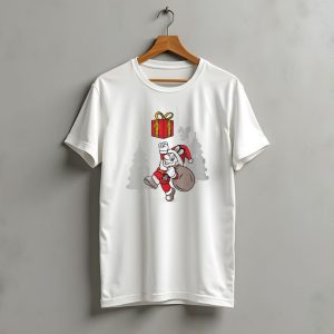 Super Merry O Super Mario Santa Claus Christmas Nintendo Funy T-Shirt