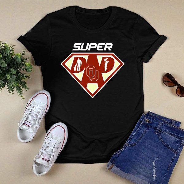Super Oklahoma Sooners Dad Graphic With Heroic Emblem And Ou T Shirt 1