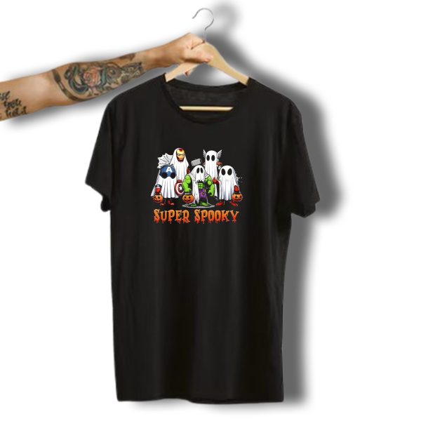 Super Spooky Halloween Avengers Ghost Costume Bash T Shirt t shirt 1
