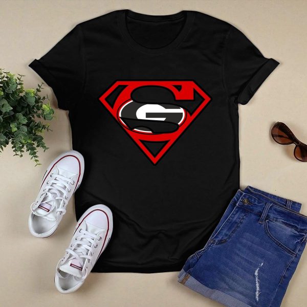 Superman Georgia Bulldogs Shirt 1