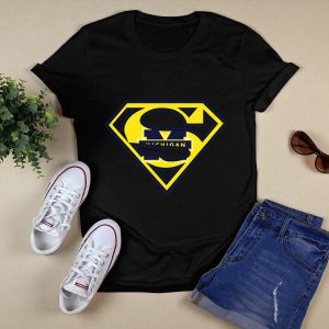 Superman Michigan Wolverines Shirt