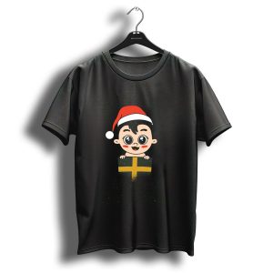 Surprise Merry Christmas Cute Baby Announcement T-Shirt