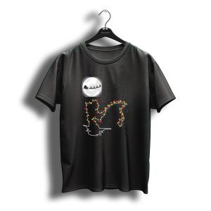 Sweet Christmas Night With Santa And Loch Ness Lights T-Shirt