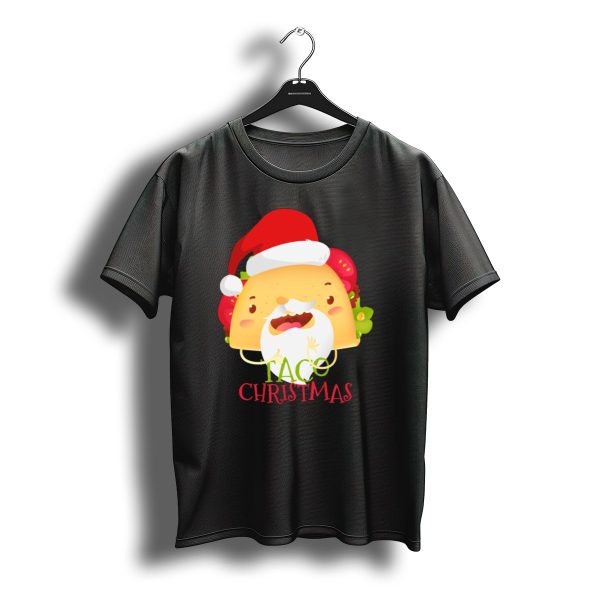 Taco Christmas Merry Santa Holiday T Shirt t shirt 1