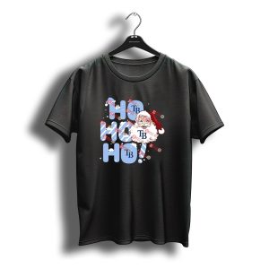 Tampa Bay Rays Santa Claus Ho Ho Ho Tb Christmas Holiday T-Shirt