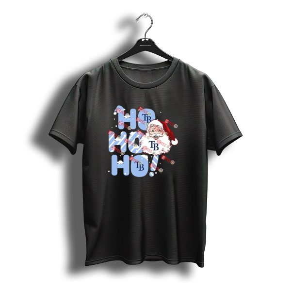 Tampa Bay Rays Santa Claus Ho Ho Ho Tb Christmas Holiday T Shirt t shirt 1